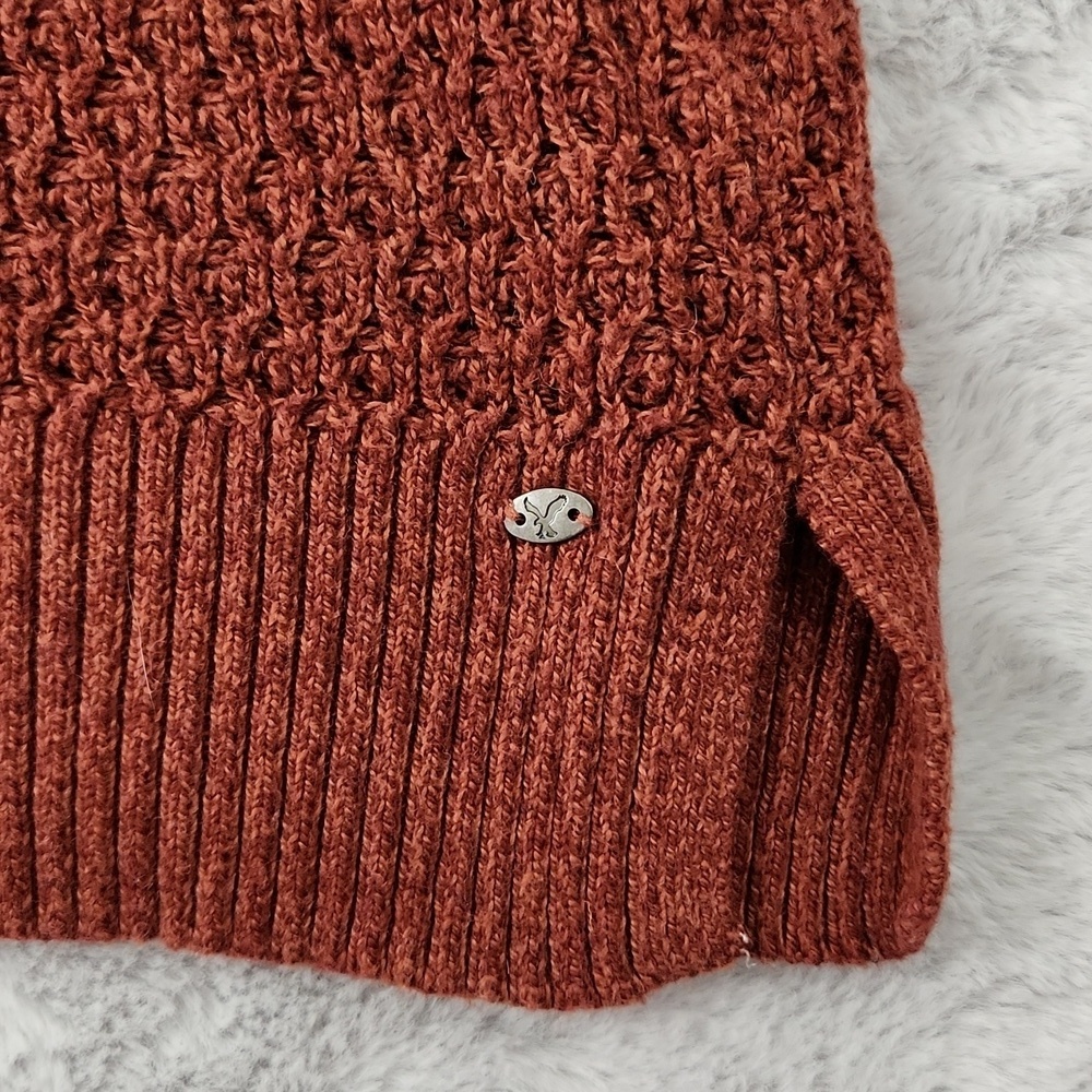 American Eagle Outfitters rust colored v neck sweater size XS - Picture 6 of 12